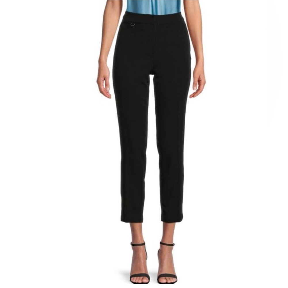 ADRIANNA PAPELL
Kate Bi Stretch Cropped Pants NWT black